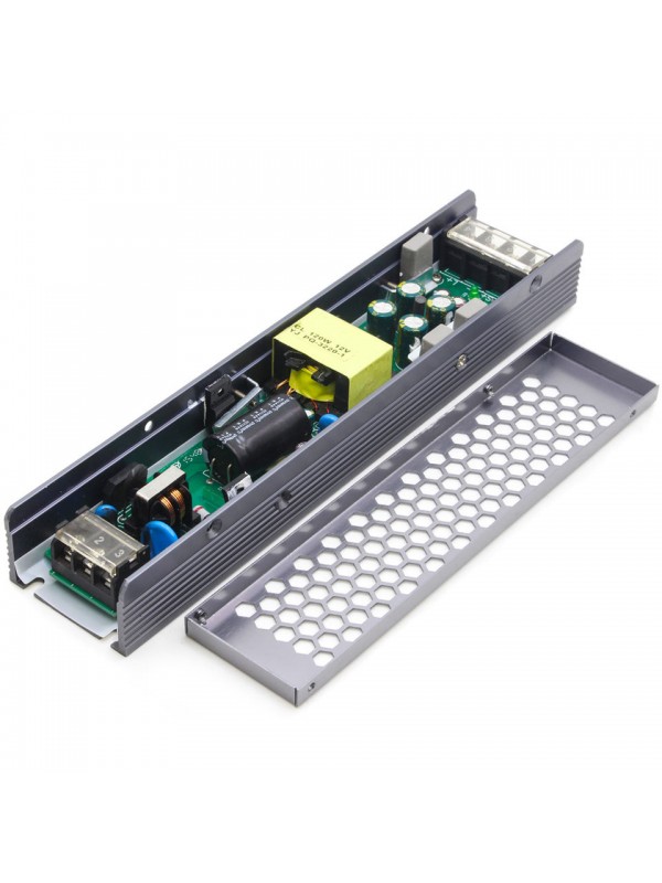 Sursa Alimentare Slim Bandă LED 60W 12V/24V – Aluminiu | JL-LTASA-60W