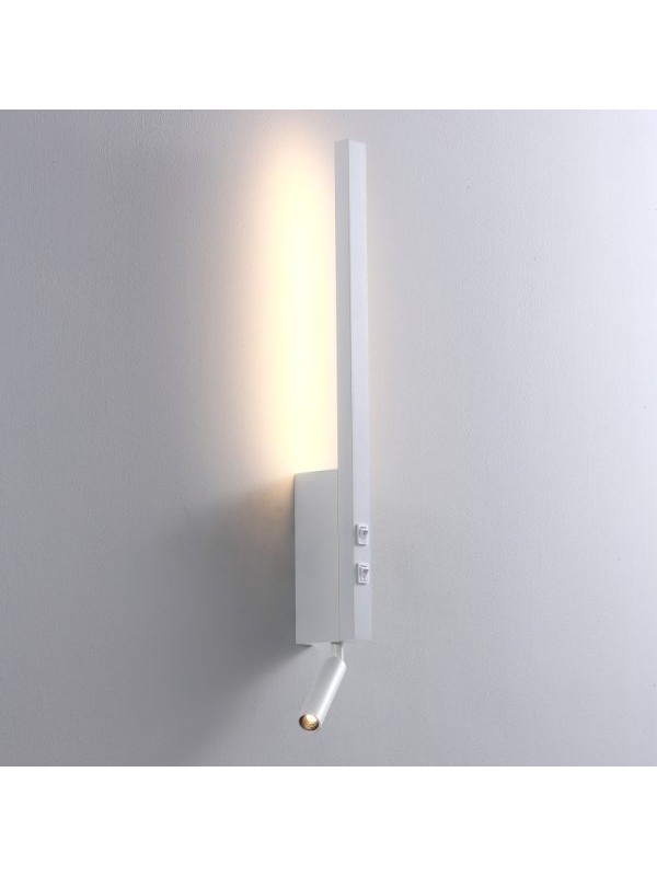 Aplica led de perete cu brat fix 3W+5W pentru dormitor  JLWA474-WT