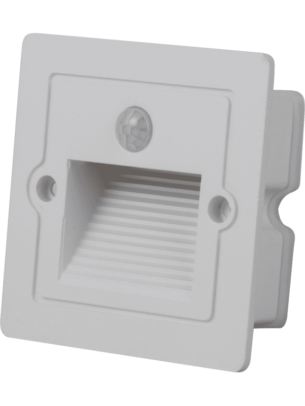 Lampa spot scarii exterior IP65 patrat 3W senzor