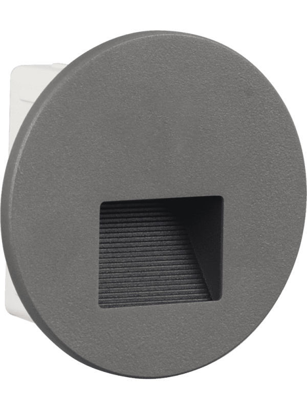Lampa spot scarii exterior IP65 rama rotunda magnetica 3W