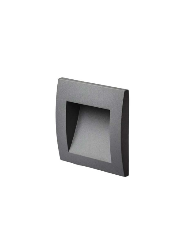 Lampa spot scarii exterior IP65 patrat 3W senzor