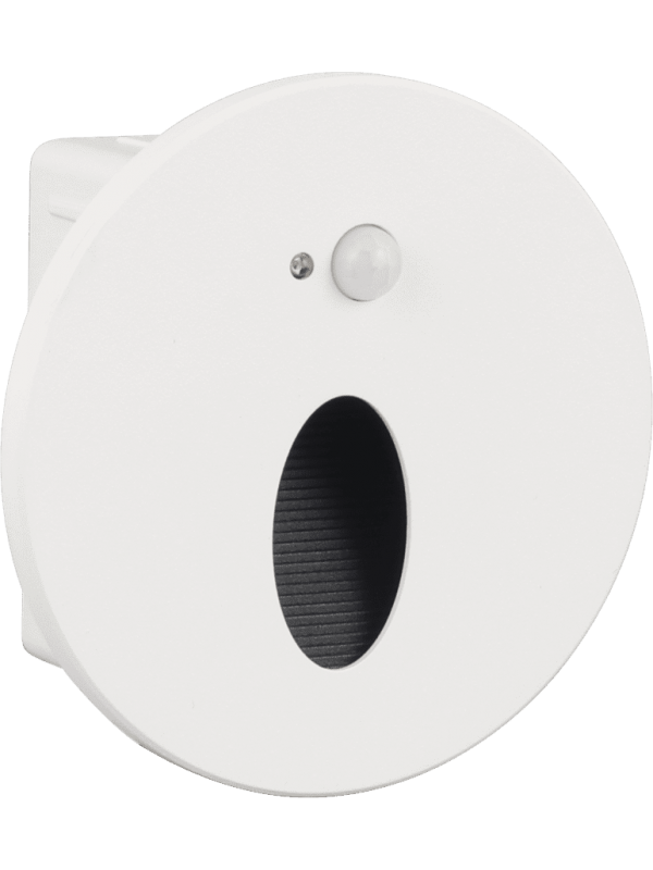 Lampa spot scarii exterior IP65 rama rotunda magnetica 3W senzor