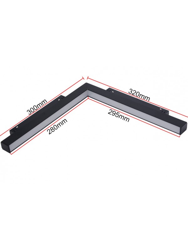 Led linear colt 90 vertical Sina Magnetica 20W