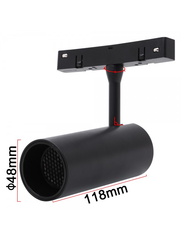 Spot Led Sina Magnetic arc/cerc 7W