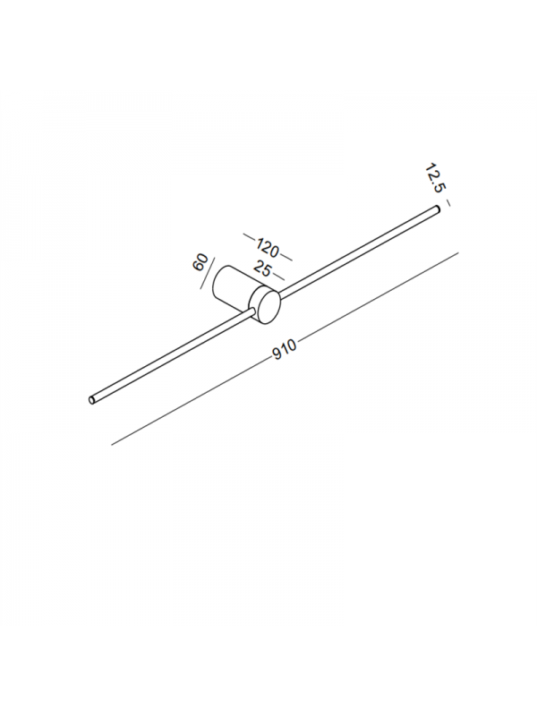 Aplica led linear de perete JLWA467