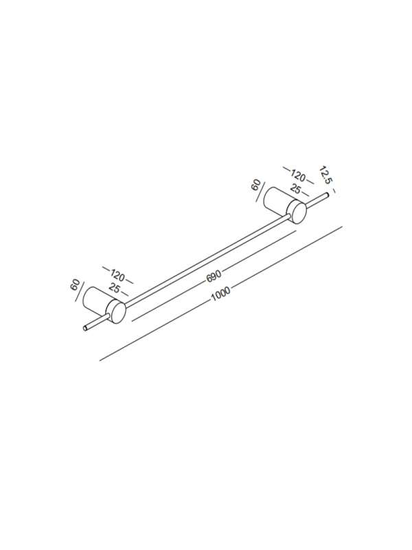 Aplica led linear de perete JLWA468