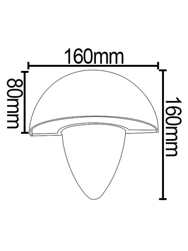 Lampa Semiluna Exterior 5W