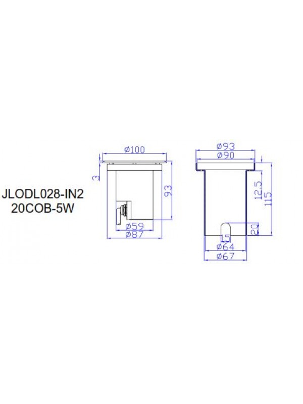 Spot Paviment Exterior JLOLD028