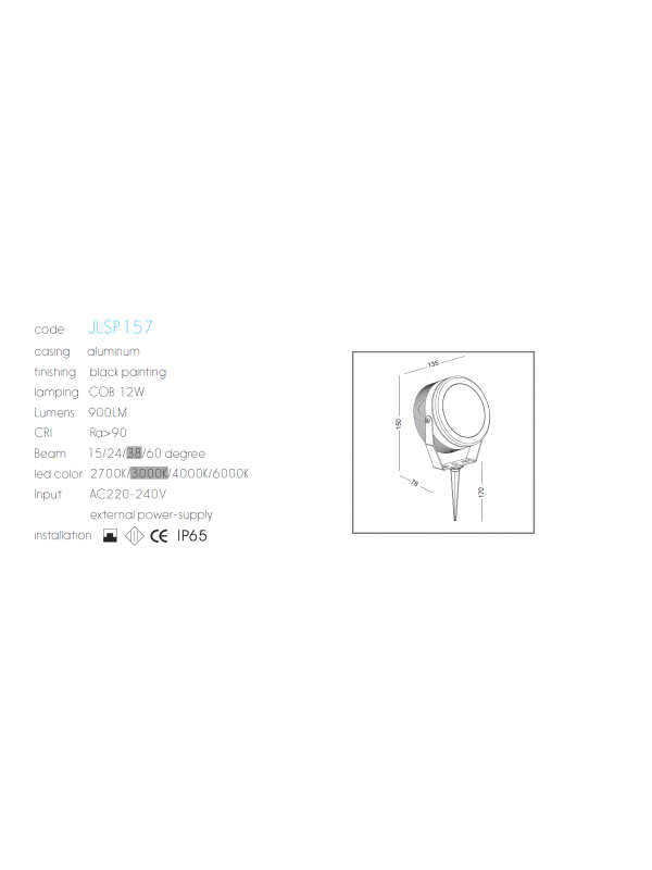 Proiector Led Gradina JLSP157