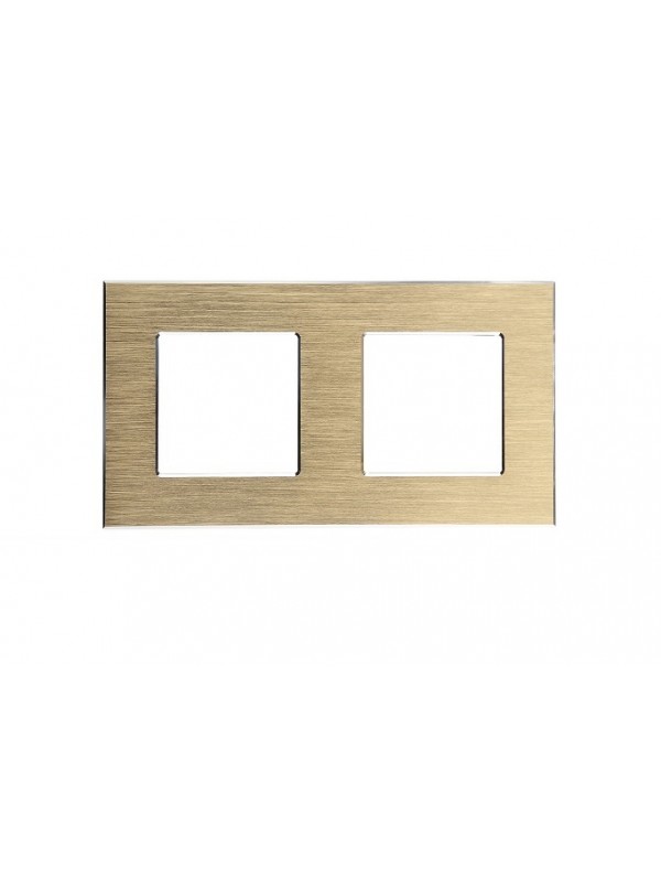 Rama Dubla Aluminiu Auriu