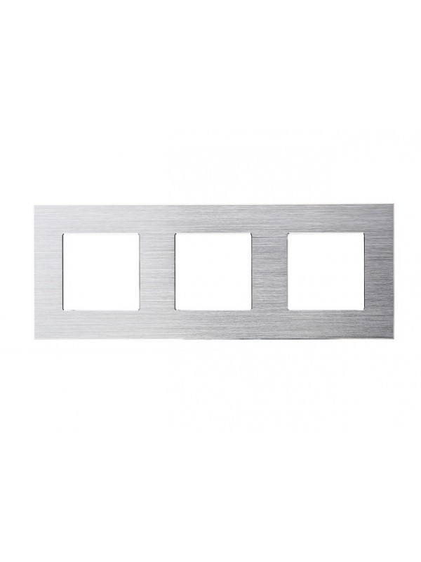 Rama Tripla Aluminiu Argintiu