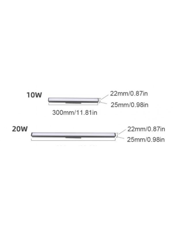 Led Linear Sina Magnetica 20 W Livrare 3 Zile
