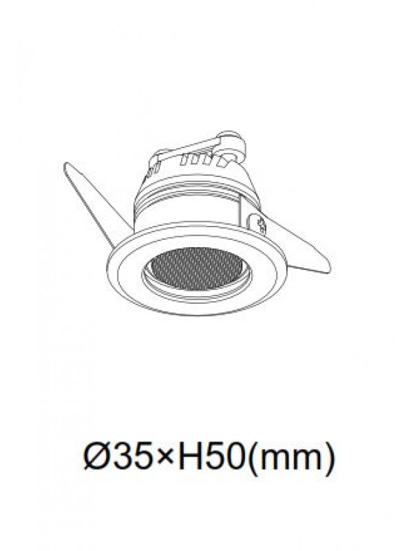 Spot Led incastrat JLDC005-BK