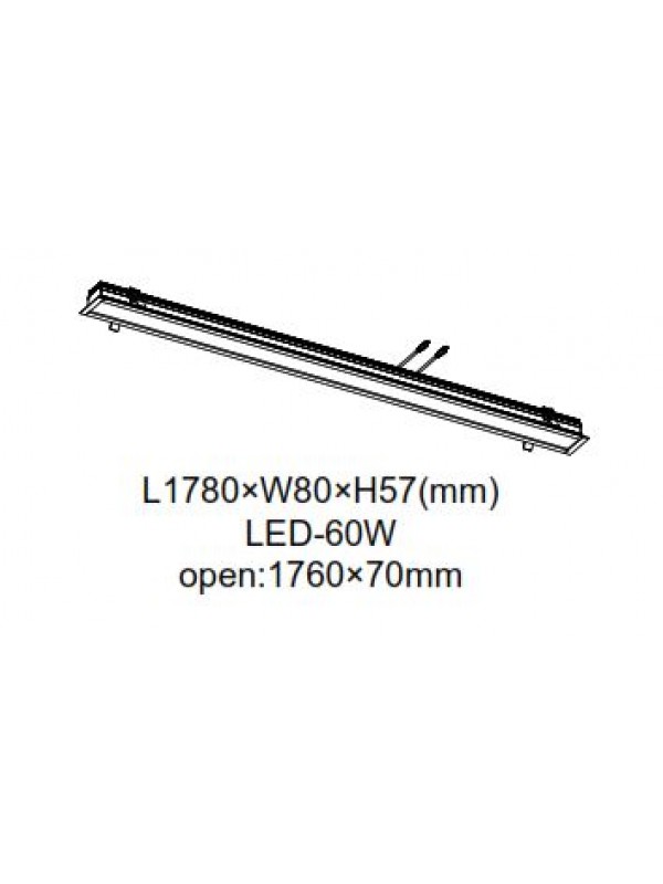 Lampă Spot incastrat Bagheta JLDC388