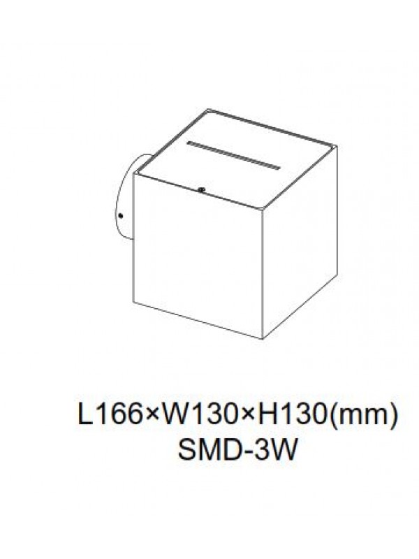 Lampa Led Exterior  JLWA300A-BK