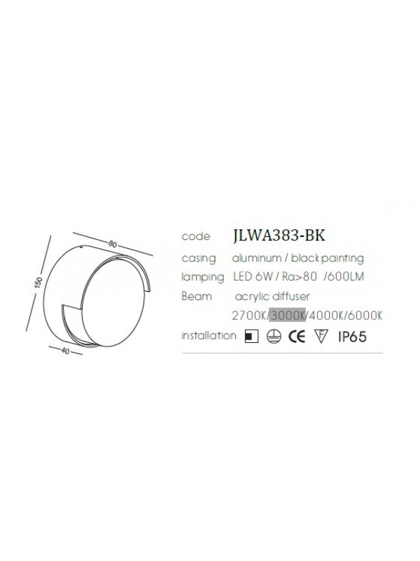 Lampa Led Exterior  JLWA383