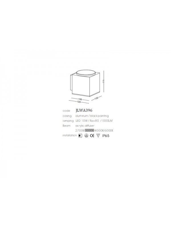 Lampa Led Exterior  JLWA396