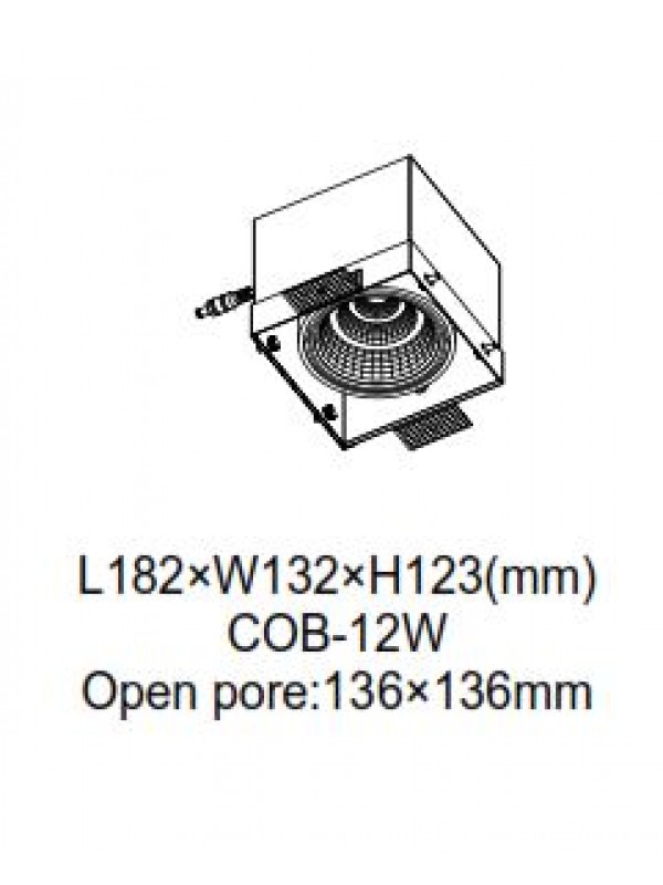 Spot Grille Unic JLDC362