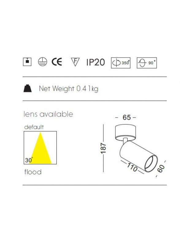 Lampa led Spot JLDS001 -WT