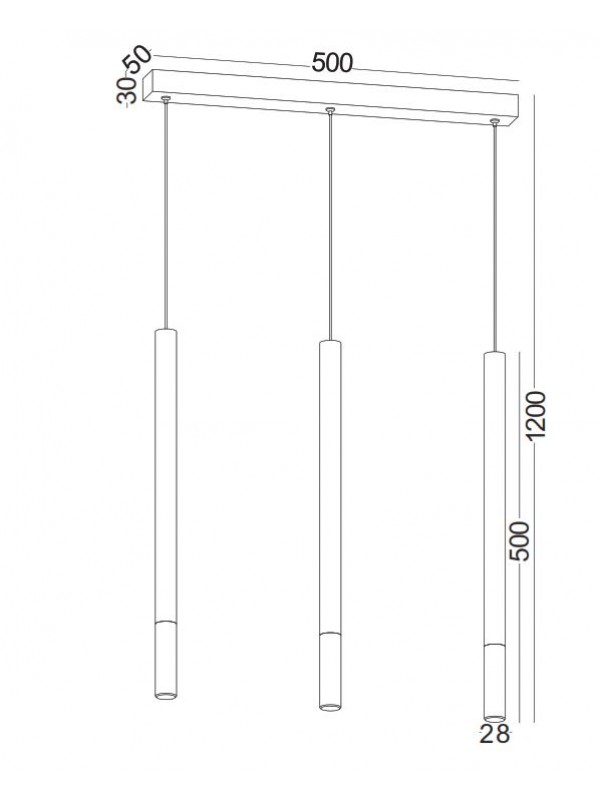 Pendul Triplu  JLPL188-BK