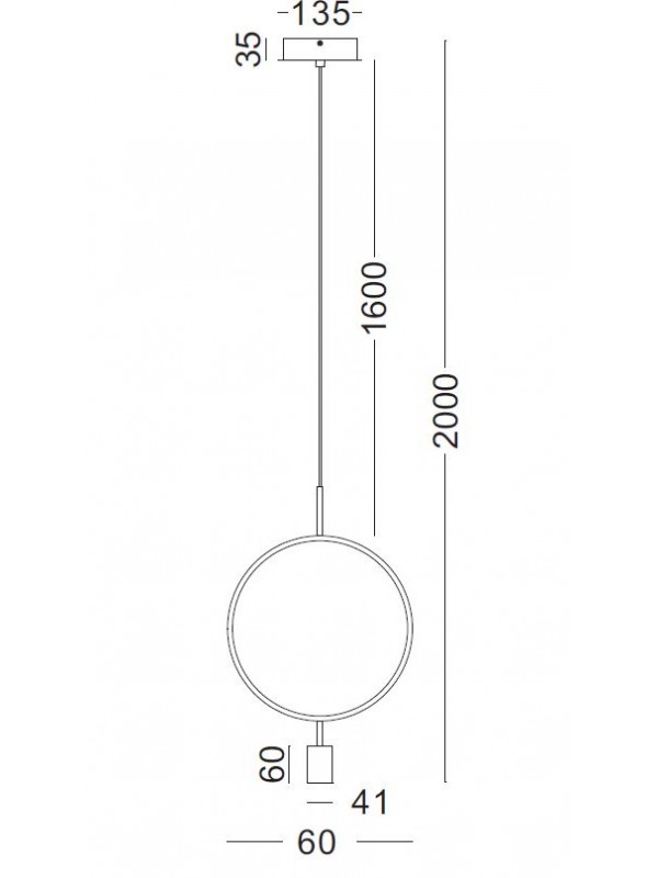 Pendul Luna Unic  JLPL336-GD