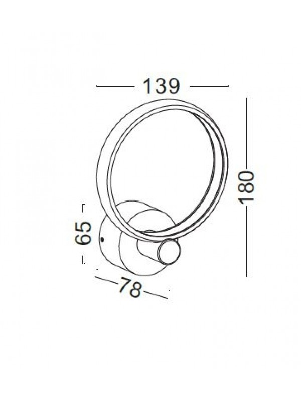 Lampa Led de perete Inel JLWA223