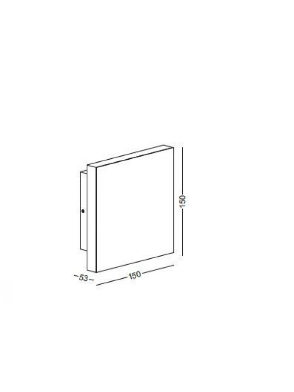 Lampa de perete cub 3D  JLWA296A-BK