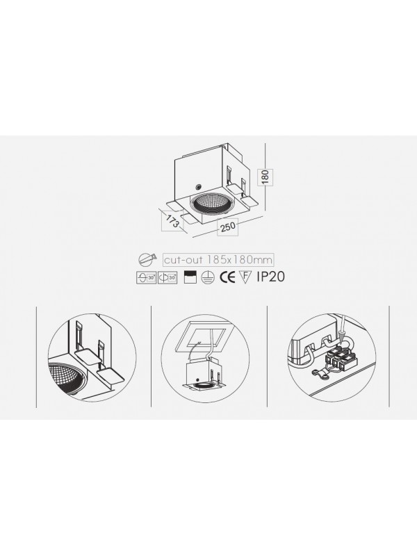 Lampă Spot Grile Unic JLDC214-28W